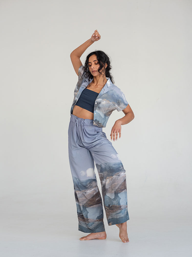 Treble Maker Women's Tee and Pants Pajama Separates - Little Blue House US
