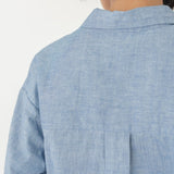 Cocoon Shirt in Dark Denim - Esse - XS - 