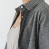 Cocoon Shirt in Denim - Esse - XS - 