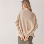 Cotton Cashmere Cardigan - Esse - Warm Sand - One Size - 