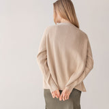 Cotton Cashmere Cardigan - Esse - Warm Sand - One Size - 