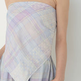 Large Scarf - Watercolour Plaid - Esse - Sommer - 