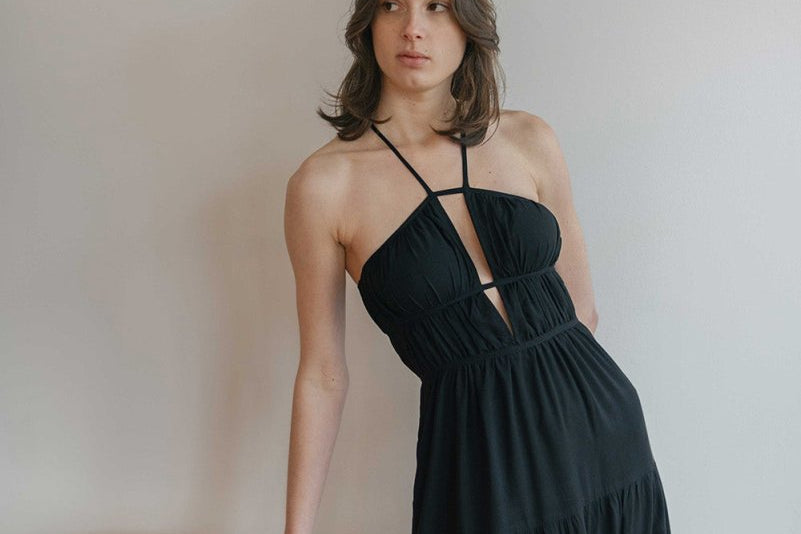 Riviera Dress - Esse - Black - XXS - 