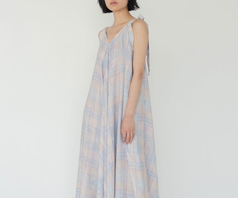 Soleil Dress - Watercolour Plaid - Esse - Sommer - XXS - XS - 