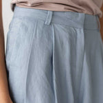 Tailored Cuffed Pants in Dusty Blue - Esse-XXS (MTO)-Option 1-