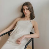 Twist and Turn Toga Dress - Esse - Chalk - Pre - order - XXS - 