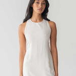 Twist Back Slip Dress - Esse - Chalk - XXS - 