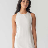 Twist Back Slip Dress - Esse - Chalk - XXS - 