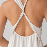 Twist Back Slip Dress - Esse - Chalk - XXS - 