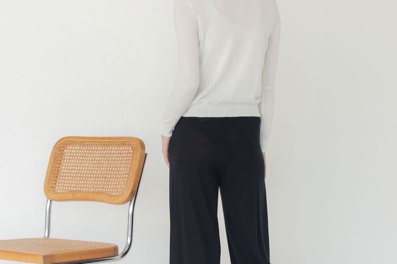 Wanderer Knit Pants - Esse - Black - S - 