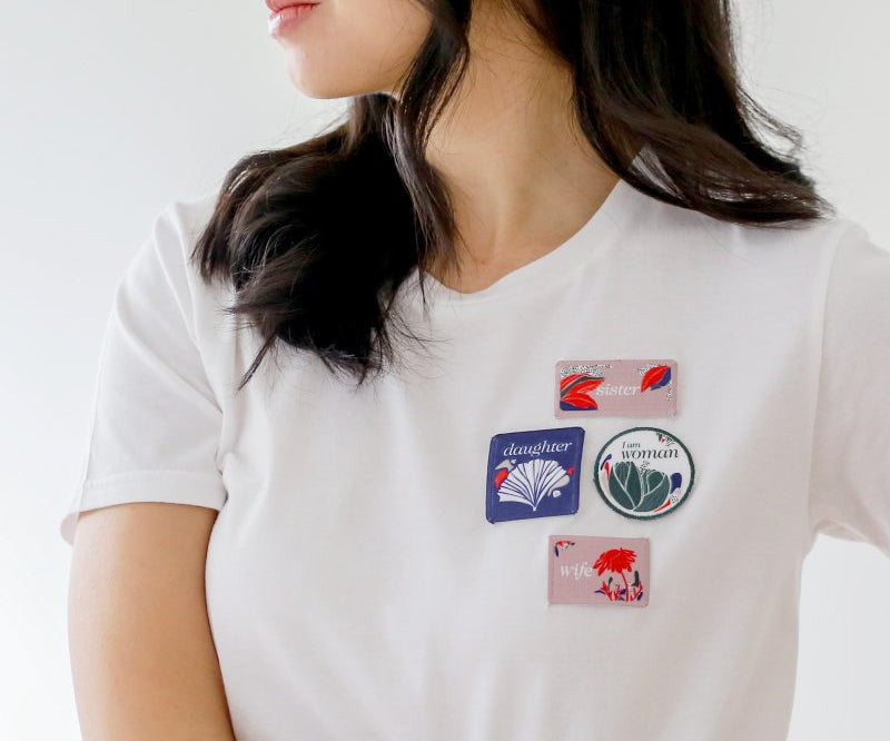 #WomenforWomen Patch Set: Classic T-shirt - Esse-XS-White-